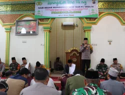 Peringati Isra Mi’raj Nabi Muhammad SAW 1445 H, Polres Pelalawan Gelar Doa Bersama Ciptanya Pemilu Damai 2024