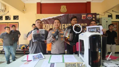 Polres Sukabumi Ungkap Sindikat Judi Online Via Live Streaming 