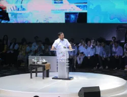 Hadiri Apel Akbar TKN Muda, Prabowo: Semua Pembaharuan di Negeri Ini Dipelopori Orang-orang Muda