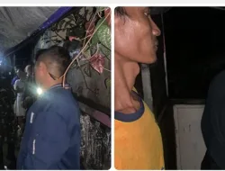 Satu Unit Rumah Terbakar Polsek Dramaga Lakukan Penanganan Cek TKP