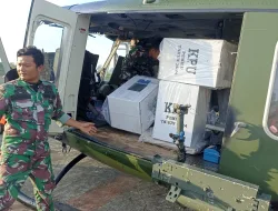 Yakinkan Berjalan Lancar Dan Aman Sampai Tujuan, Kasdim 1710/Mimika Bersama Pihak Polri Dan Pemda Mimika Monitoring Sekaligus Mengawasi Pendistribusian Pemilu 2024