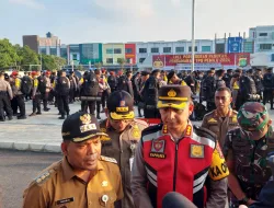 Polres Metro Tangerang Kota Gelar Apel Pergeseran Pasukan ke TPS, Simak Pesan Kapolres