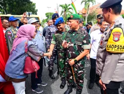 Brigjen TNI Dany Rakca Serta Forkopimda Riau Tinjau Situasi TPS Pemilu