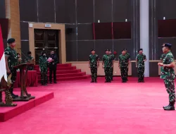 Panglima TNI Terima Laporan Korps Kenaikan Pangkat 35 Pati TNI