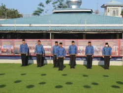 Lapas Binjai Kanwil Kumham Sumut Gelar Upacara Bendera Hari Kesadaŕan Nasional 