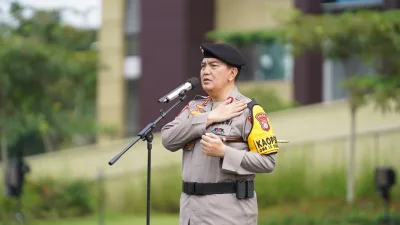 Apel Penerimaan Personel BKO Pasca PAM TPS Pemilu 2024, Kapolda Riau Apresiasi Dedikasi Personel