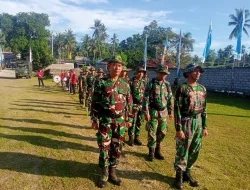 Panas Terik Menyengat Kulit Peserta Gladi Bersih Berapi Api