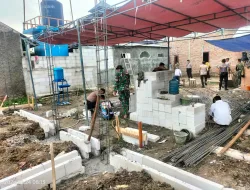 Terkait Pembangunan Posyandu Kepala Desa Berikan Apresiasi Kepada Satgas TMMD ke 119