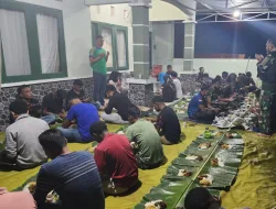 Satgas TMMD Ke-119 Kodim 1715/Yahukimo Mempererat Kebersamaan Melalui Makan Malam Bersama