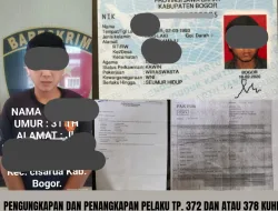 Polsek Cisarua Ungkap dan Tangkap Pelaku Tindak Pidana Penipuan Kendaraan Roda 4