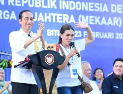 Presiden Ajak Nasabah PNM Mekaar di Bitung Jaga Semangat dan Disiplin Dalam Berusaha