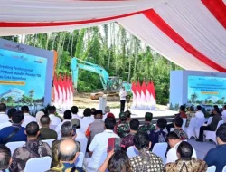 Presiden Jokowi Lakukan Groundbreaking Gedung Kantor Bank Mandiri di IKN