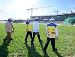 Presiden Tinjau Lapangan Upacara di IKN, Pastikan Kesiapan HUT Ke-79 RI