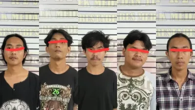 Polisi Gerak Cepat Amankan 5 Pelaku Penyerangan di Gang Wongso Medan