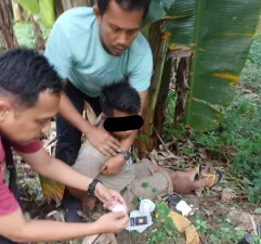 Polisi Tangkap Kurir Sabu Antar Desa di Kecamatan Singingi