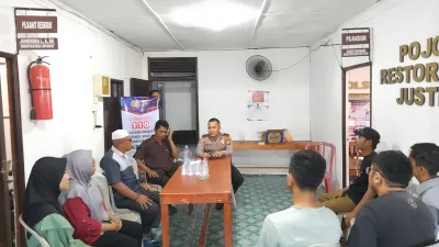 Jelang Pengiriman Logistik ke TPS, Polsek Concong Gelar Persiapan