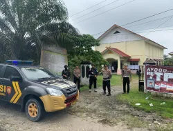 Wujudkan Pemilu 2024 Aman dan Kondusif, Polres Kuansing Lakukan Giat Patroli Preventif ke TPS