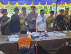 Forkopimda Riau Sidak Lokasi Pemungutan Suara Pemilu di TPS 10 Desa Tanah Merah