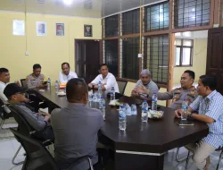 AKBP Pangucap Priyo Soegito SIK MH Silaturahmi Bersama Insan Pers Cooling System Pemilu Damai 2024
