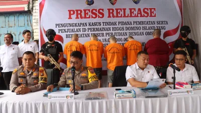 Patut di Apresiasi, Polisi Bongkar Sindikat Penjual ID High Domino Island (HDI) dengan Omzet Rp18 miliar di Dumai