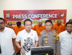 Dalam Bulan Februari 2024, Direktorat Reserse Narkoba Polda Riau Berhasil Menangkap 13 Tersangka Narkoba Jaringan Internasional Dengan Barang Bukti 19 Kg Sabu
