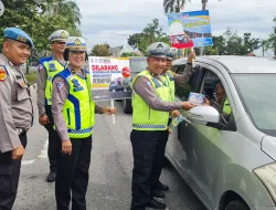 Satgas Binluh Ops Keselamatan Lancang Kuning 2024, Himbau Masyarakat Jadikan Keselamatan Prioritas Utama Saat Dijalan Raya