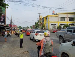 Subsatgas Ditlantas Polda Riau Ops Tertib Ramadhan 1445 H, Gatur Sore dan Patroli Antisipasi Bali