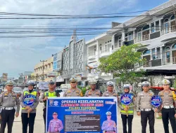 Satgas Binluh Gencarkan Kampanye Keselamatan Berlalu Lintas Dalam Ops Keselamatan LK 2024