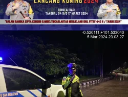 Patroli Blue Light Satgas Preventif Operasi Keselamatan Lancang Kuning 2024