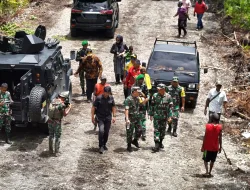 Dandim 1715 dan Forkopimda Yahukimo Dampingi Tim Wasev TMMD Ke-119 Tinjau Lokasi di Kabupaten Yahukimo