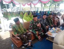 Hadiri Isra Miraj Nabi Muhammad SAW 1445 Hijrah Danramil Mengucapkan Selamat Menjalankan Ibadah Puasa