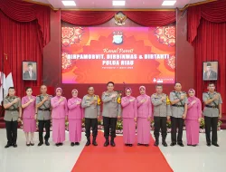 Kapolda Riau Pimpin Sertijab Dir Binmas dan Pamobvit Serta Pengukuhan Dir Tahti