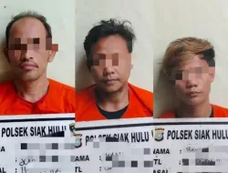 Lagi Asyik Pesta Sabu, 3 Pelaku Diamankan Polsek Siak Hulu