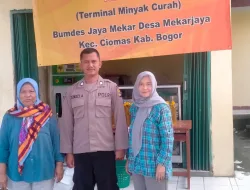 Bhabinkamtibmas Wilayah Hukum Polsek Ciomas Sambang Dan Jalin Silaturahmi Dengan Ketua Bumdes