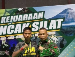 Petarung Pencak Silat Yonif 754/ENK Rebut Juara 3 di Kejuaraan Pencak Silat Lumajang Championship