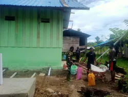 Satgas TMMD Ke-119 Kodim Yahukimo Bangun MCK Untuk Warga Desa-Desa Terpencil
