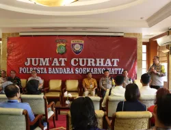 Kapolresta Bandara Soetta Serap Aspirasi Karyawan Dalam Giat Jumat Curhat di Aerofood ACS