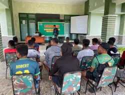 Satgas TMMD Ke-119 Kodim 1715/Yahukimo Gencar Berikan Penyuluhan Wawasan Kebangsaan dan Bela Negara Kepada Masyarakat