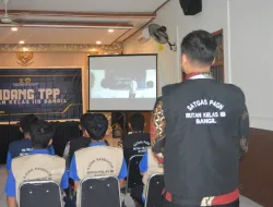 Kesadaran Sosial, Satgas P4GN Rutan Bangil Kanwil Kemenkumham Jatim Gelar Pemutaran Film Tentang Bahaya Narkoba