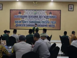 Dai Kamtibmas Polres Soetta Sebar Pesan Keamanan Selama Ramadan