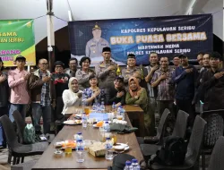 Perkuat Sinergitas, Polres Kepulauan Seribu Buka Bersama dengan Awak Media