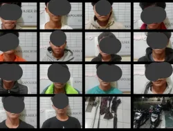 14 Remaja Diamankan Oleh Kepolisian Sektor Rumpin Terkait Aksi Tawuran di Desa Rabak