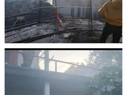 POLSEK CIAWI LAKUKAN INVESTIGASI BERSAMA INSTANSI TERKAIT KEBAKARAN RUMAH GURU MI DAN SEKOLAH MI DI CIBEDUG CIAWI