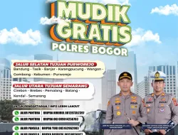 Kapolres Bogor Adakan Program Mudik Gratis Bagi Warga Masyarakat Kabupaten Bogor