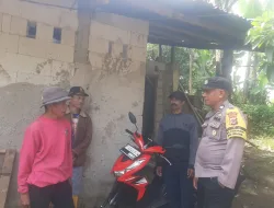 Wilayah Hukum Polsek Caringin Sambang Tomas Desa Cinagara Beri Himbauan Kamtibmas