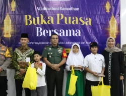 Bapas Jakbar Adakan Santunan Anak Yatim dan Buka Puasa Bersama Forkopimko Jakarta Barat