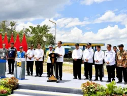 Presiden Jokowi Resmikan Rekonstruksi Daerah Irigasi Gumbasa, Dukung Ketahanan dan Kedaulatan Pangan