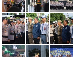 Polres Bogor Laksanakan Apel Gelar Pasukan Operasi Keselamatan Lodaya 2024