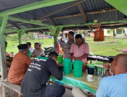 Jelang Penerimaan Polri, Kapolsek XIII Koto Kampar Sosialisasi Ke Masyarakat Kelurahan Batu Bersurat