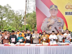 Jemput Berkah Ramadan, Operasi KRYD Polda Riau Memusnahkan Puluhan Ribu Barang Bukti dan Pastikan Situasi Kondusif